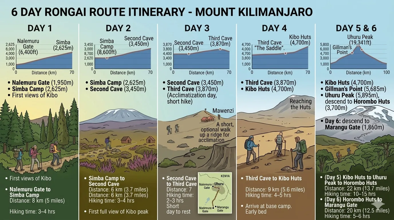 6-day-rongai-route