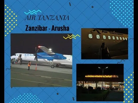 Travel With Me: First Time Flying Air Tanzania: Zanzibar to Arusha| KILIMANJARO AIRPORT
