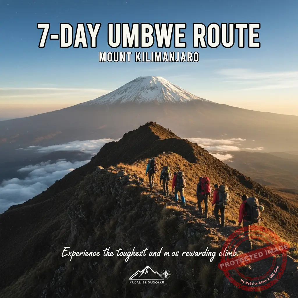7-Day Umbwe Route 7-Day Umbwe Route