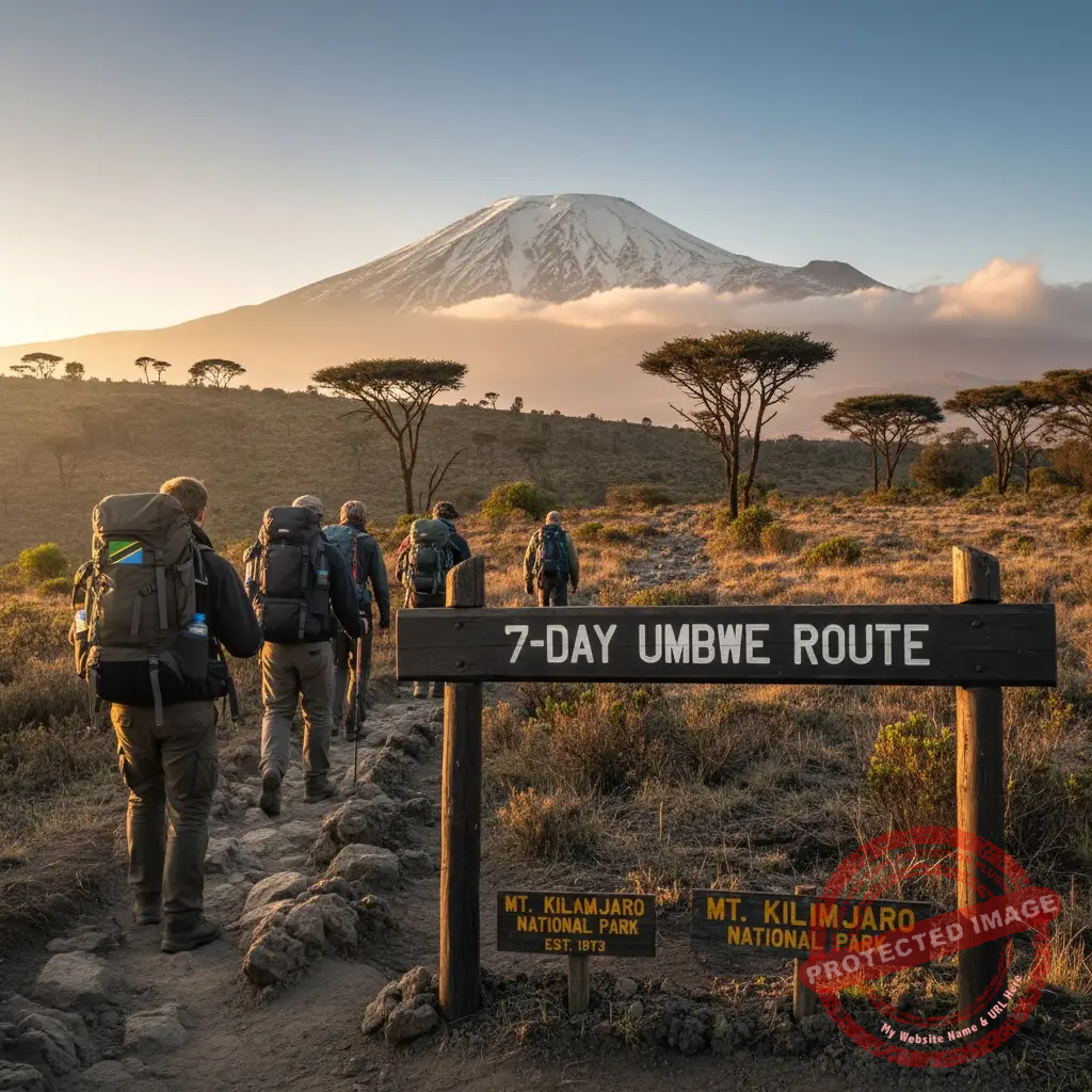7-Day Umbwe Route 7-Day Umbwe Route
